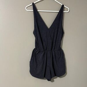 PINK Victoria's Secret Charcoal Jumpsuit